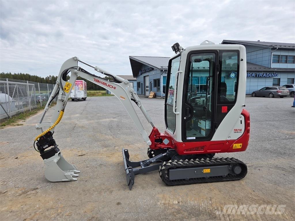Takeuchi TB216 Mini kotrók < 7t