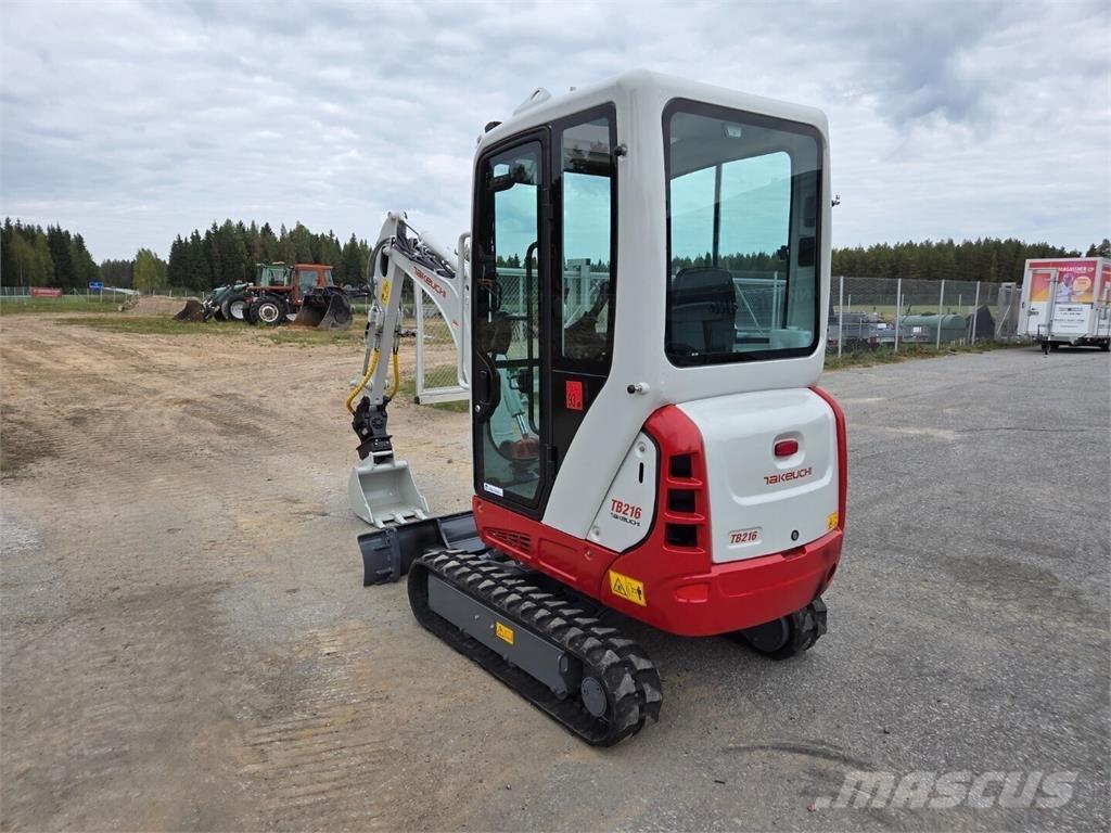 Takeuchi TB216 Mini kotrók < 7t