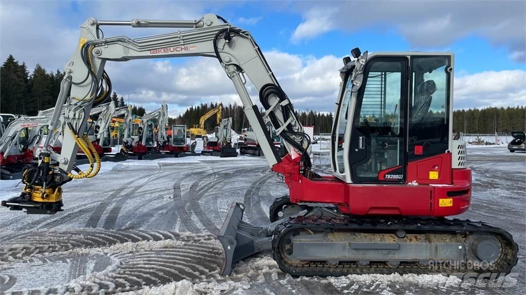 Takeuchi TB280FR Közepes (midi) kotrók 7 t - 12 t