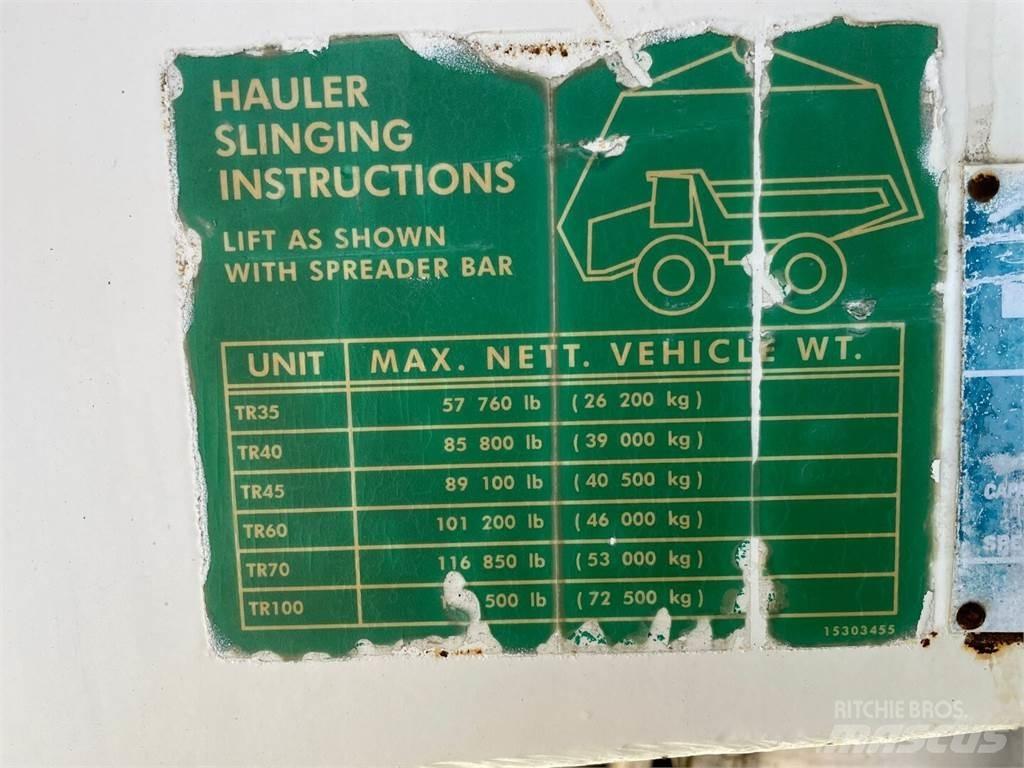 Terex TR 45 Csuklósdömperek