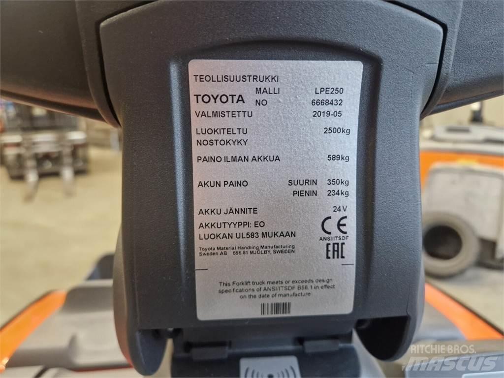 Toyota LPE 250 Targoncák-Egyéb