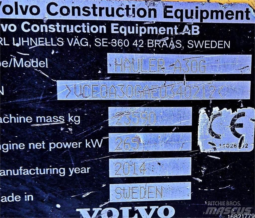 Volvo A30G Csuklósdömperek