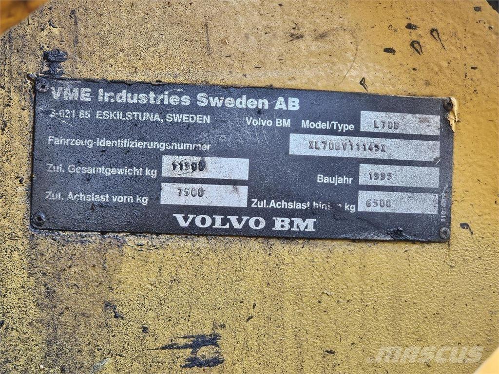 Volvo BM L70B Gumikerekes homlokrakodók