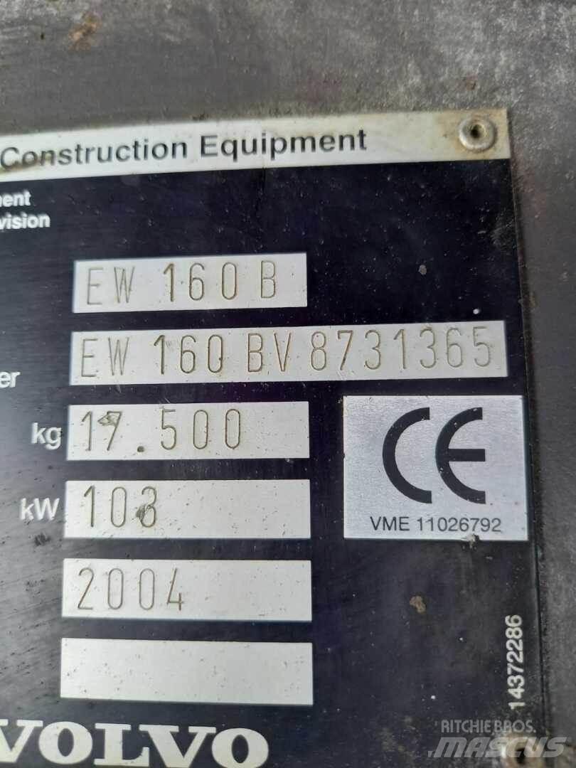 Volvo EW 160 B Lánctalpas kotrók