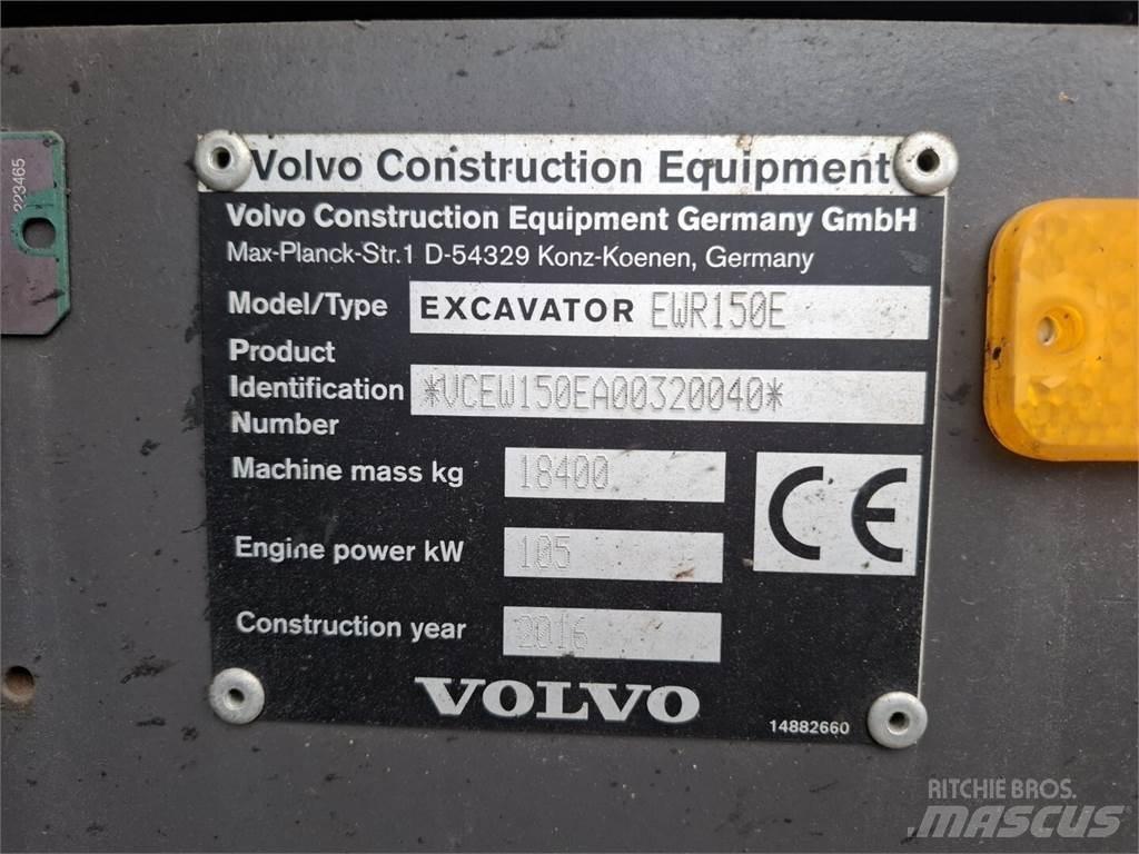 Volvo EWR 150 E Gumikerekes kotrók