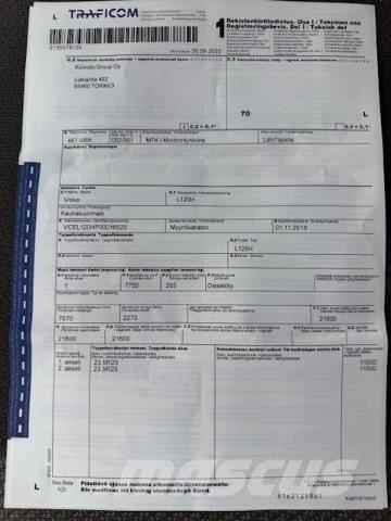 Volvo L120H Gumikerekes homlokrakodók