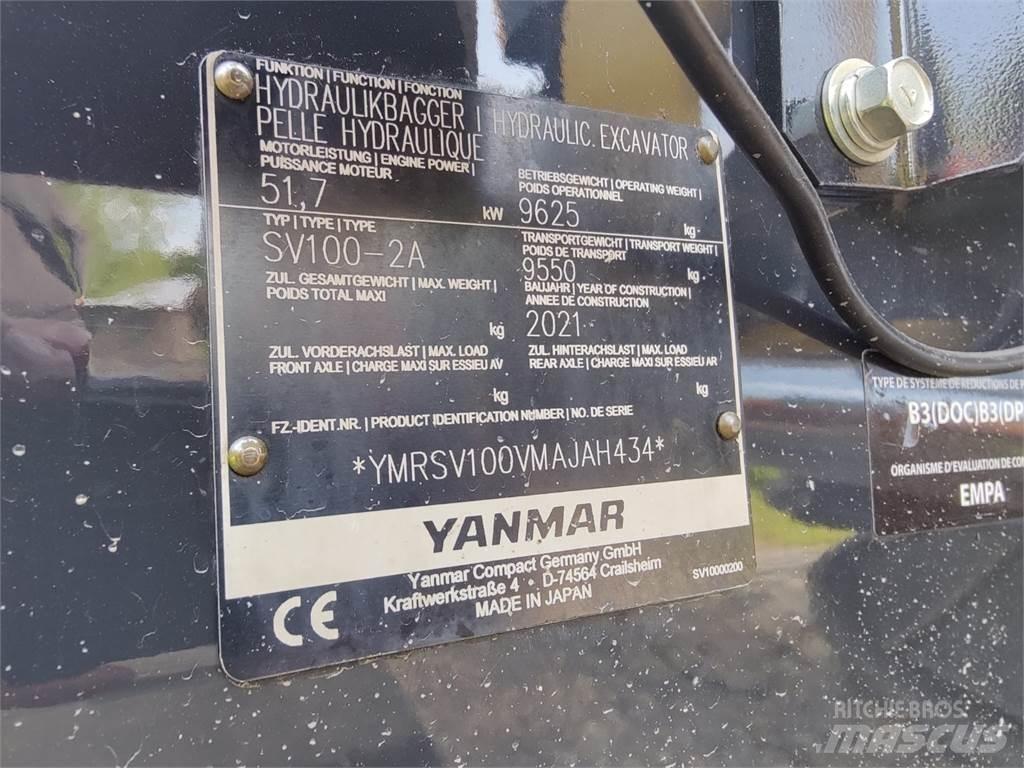 Yanmar SV100-2 Közepes (midi) kotrók 7 t - 12 t