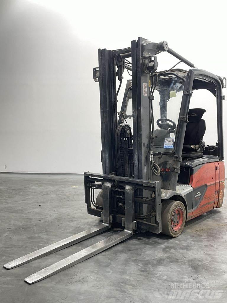 Linde E16-02-386 Elektromos targoncák