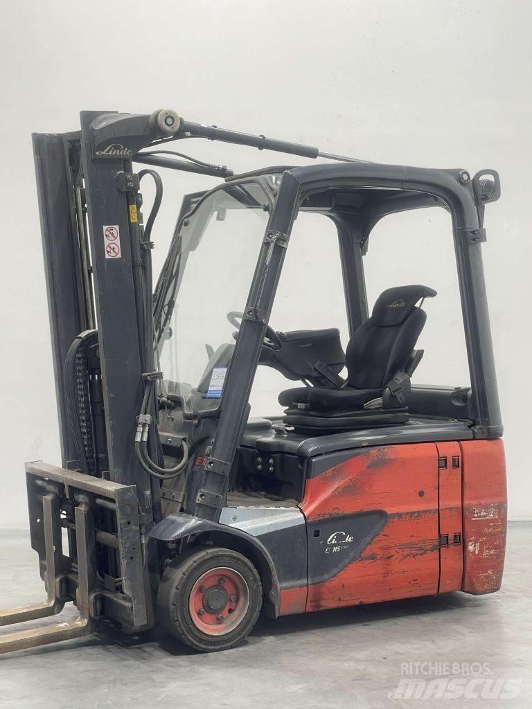 Linde E16-02-386 Elektromos targoncák