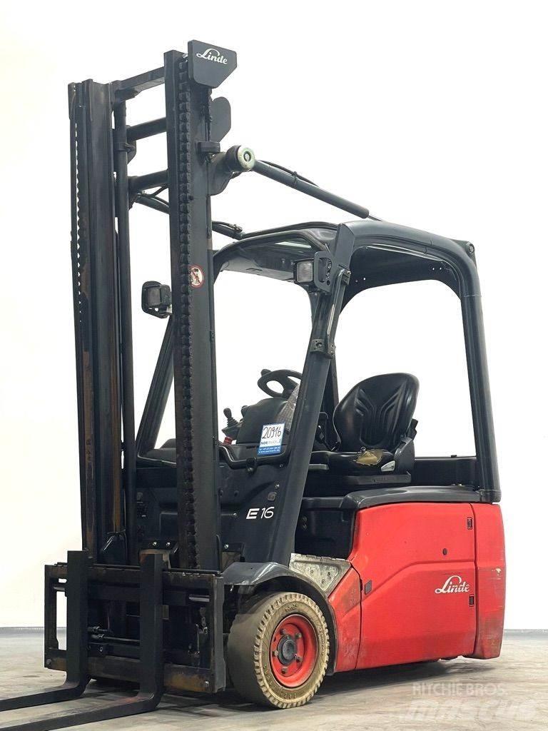 Linde E16-386 Elektromos targoncák