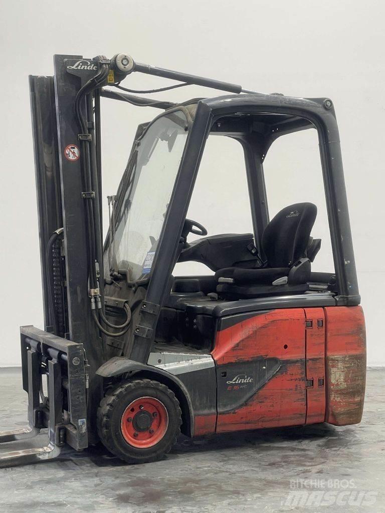Linde E16C-02-386 Elektromos targoncák