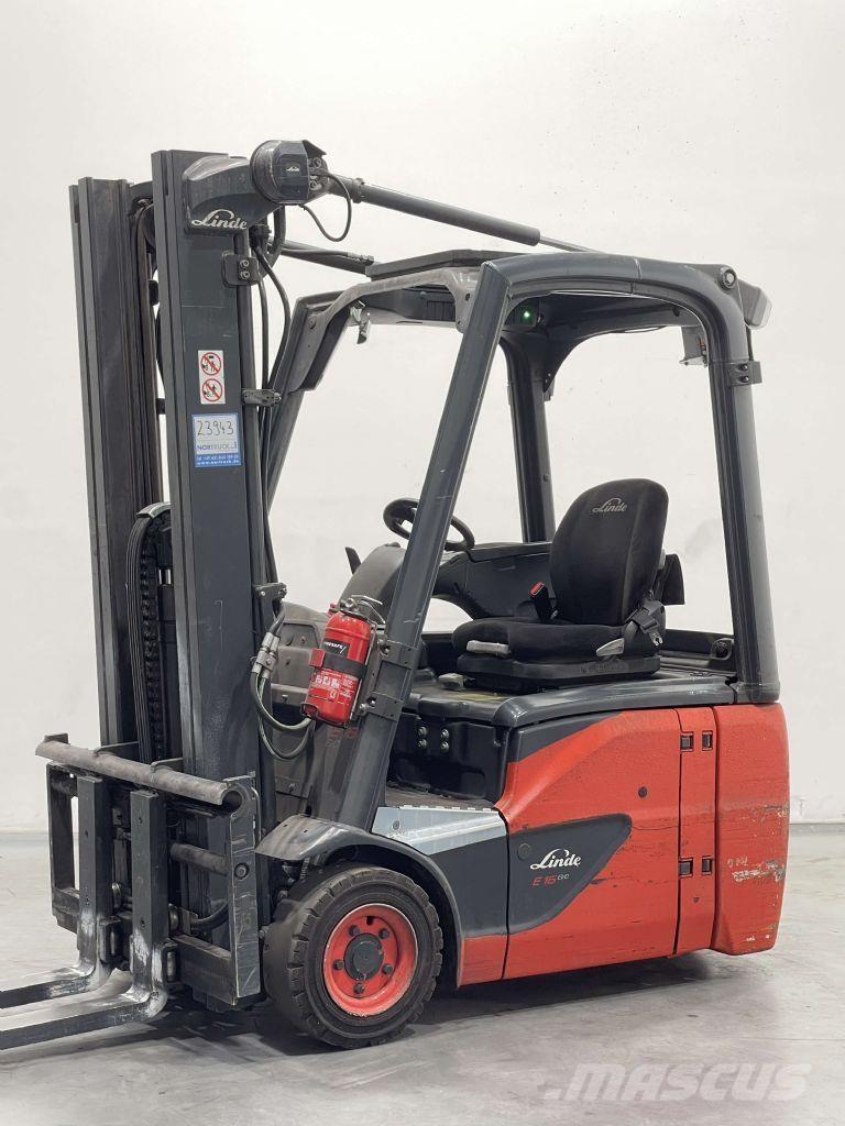 Linde E16C-02-386 Elektromos targoncák