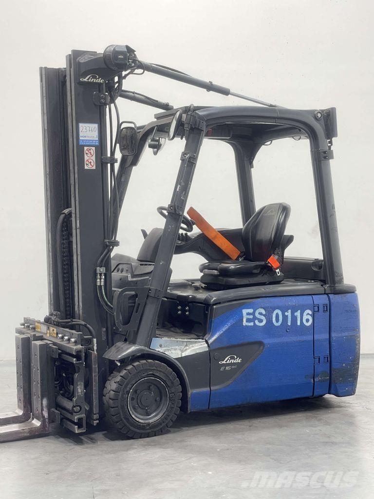 Linde E16L-02-386 Elektromos targoncák
