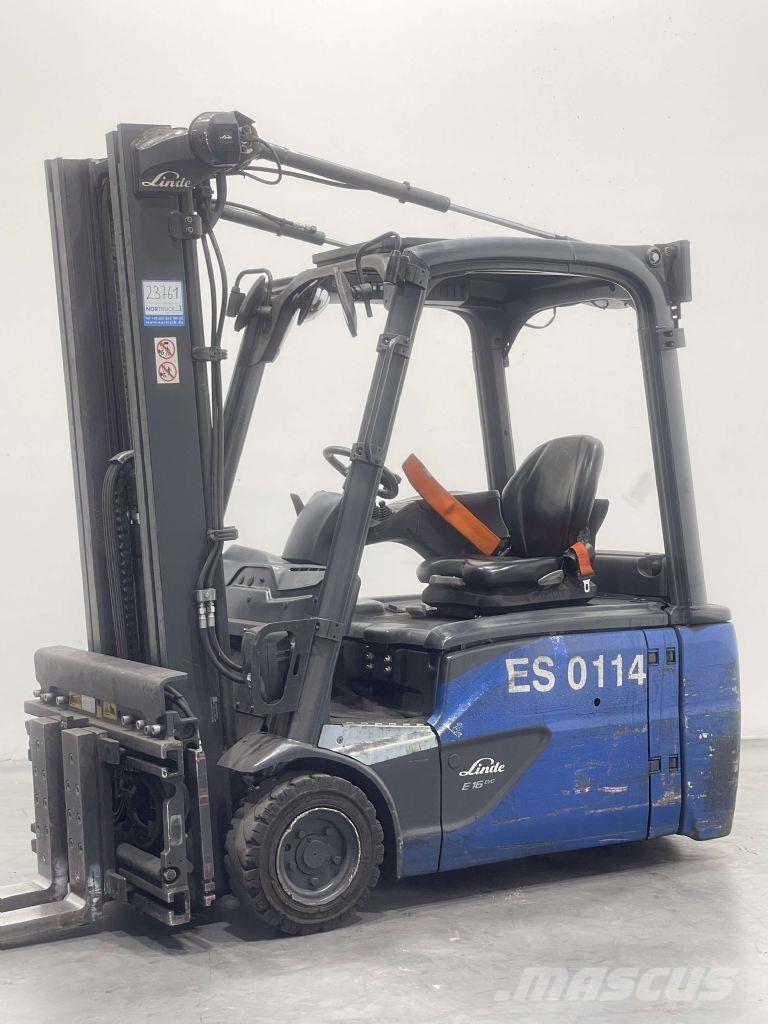 Linde E16L-02-386 Elektromos targoncák