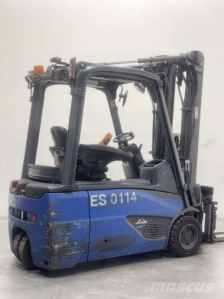 Linde E16L-02-386 Elektromos targoncák