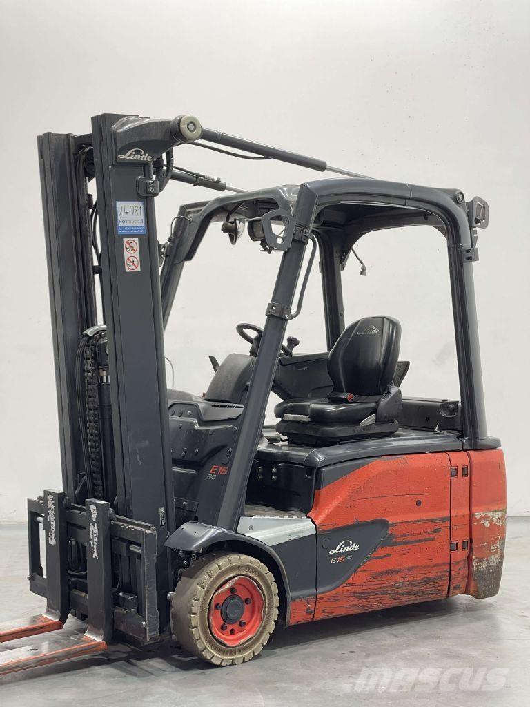 Linde E16L-02-386 Elektromos targoncák