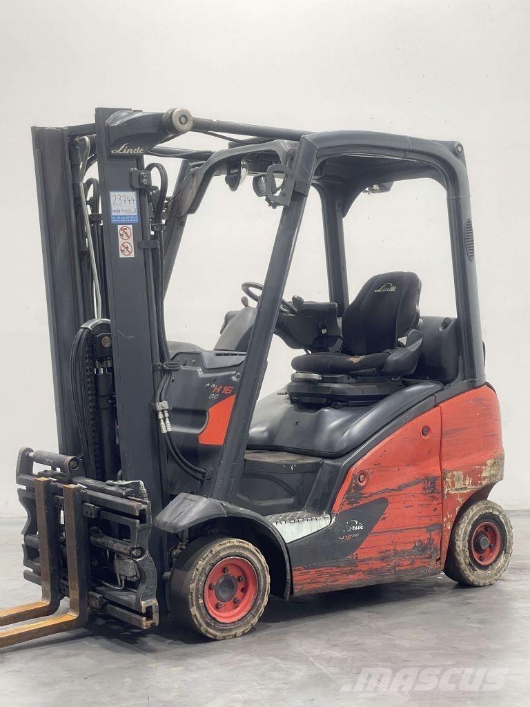 Linde H16T-01-391 Gázüzemű targoncák