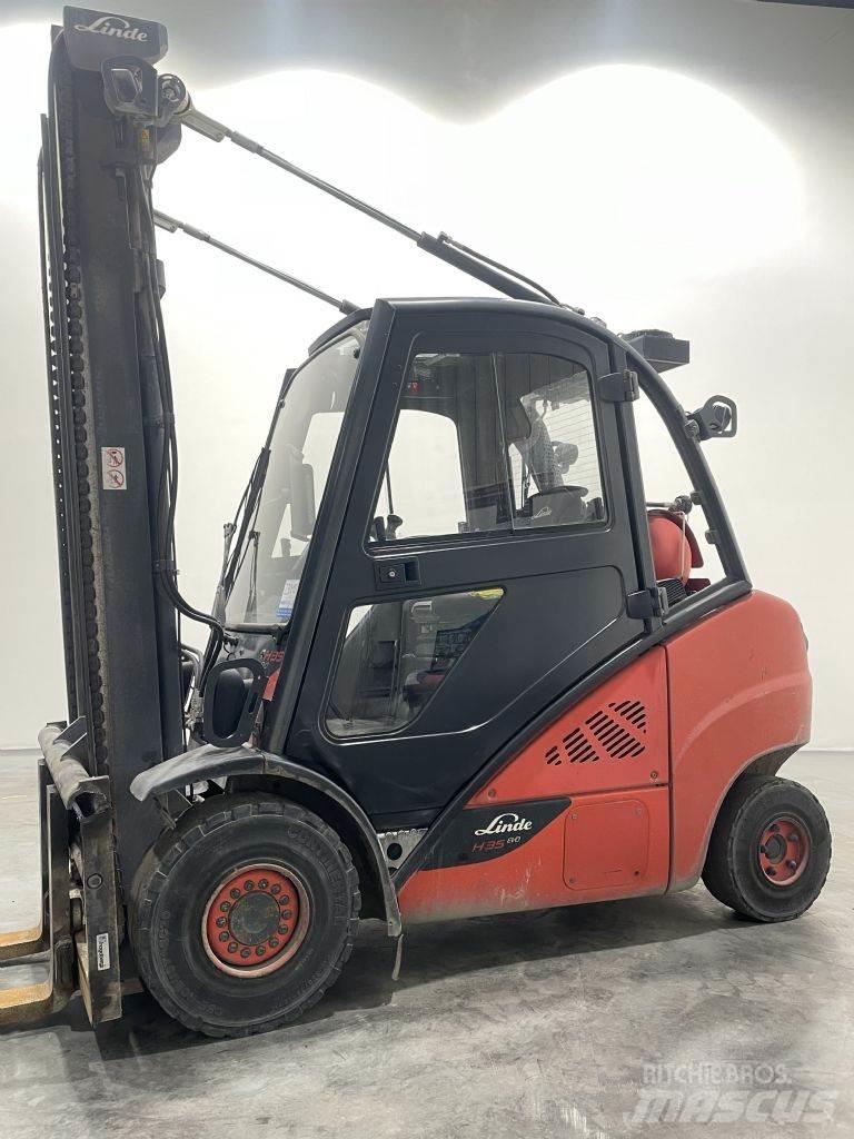 Linde H35T-02-393 Gázüzemű targoncák