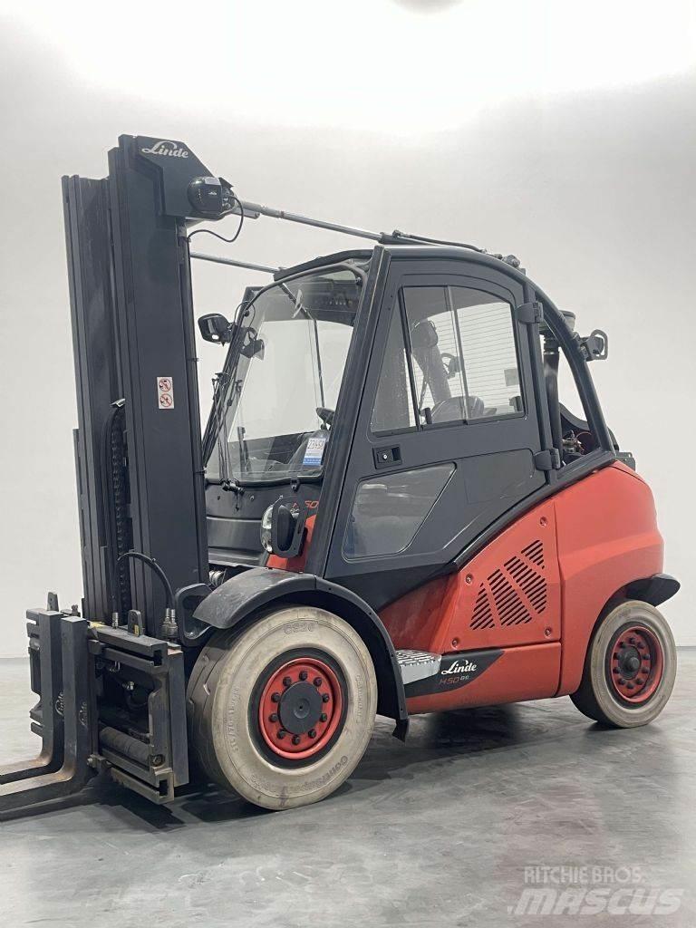 Linde H50T-02-394 Gázüzemű targoncák