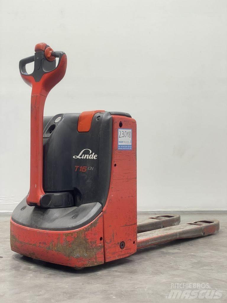 Linde T16-1152 Li-Ion Alacsony emelőkocsi