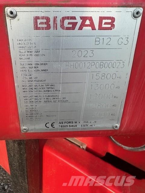 Bigab B12 VÄXLARVAGN Egyéb rakodók - kotrók és tartozékok