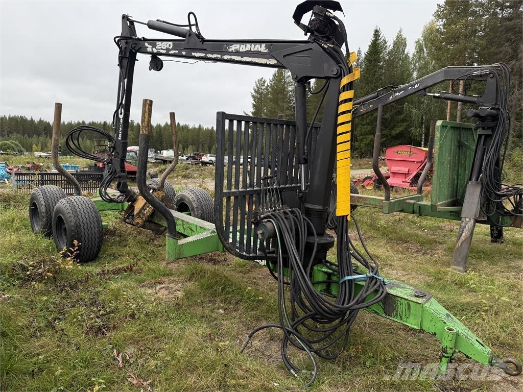 Cranab 1000 m. 260 Kran Erdészeti pótkocsik
