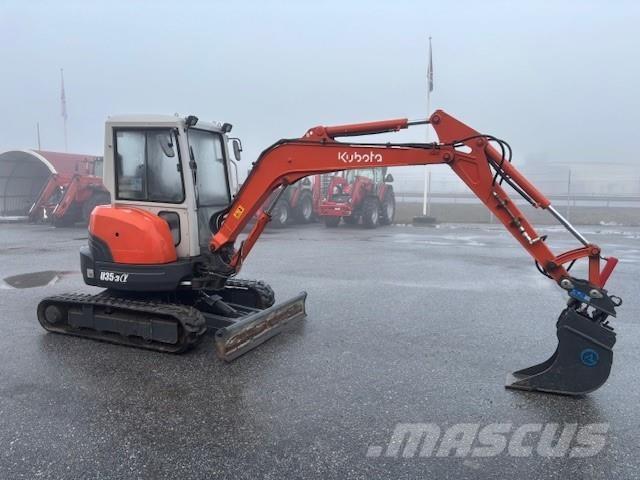 Kubota U35-3 a Lánctalpas kotrók