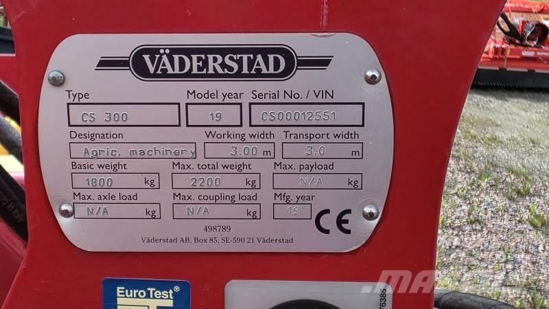 Väderstad Cultus 300 Egyéb talajművelő gépek és berendezések