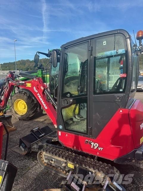 Yanmar SV19 GRÄVARE Gumikerekes homlokrakodók