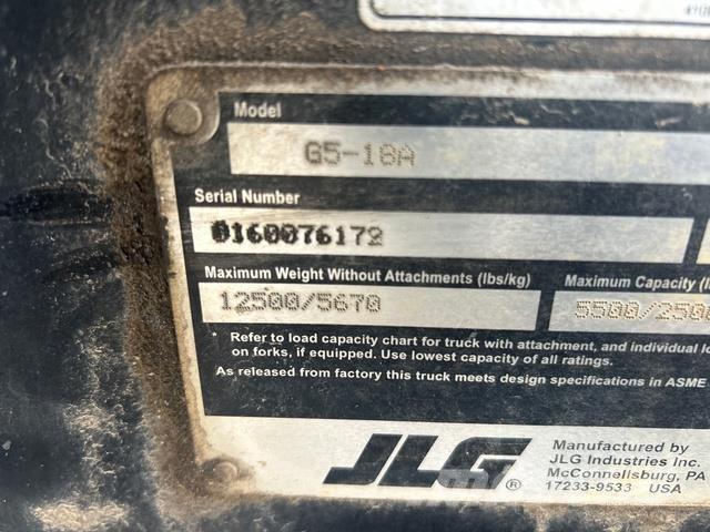 JLG G5-18 A Teleszkópos rakodók