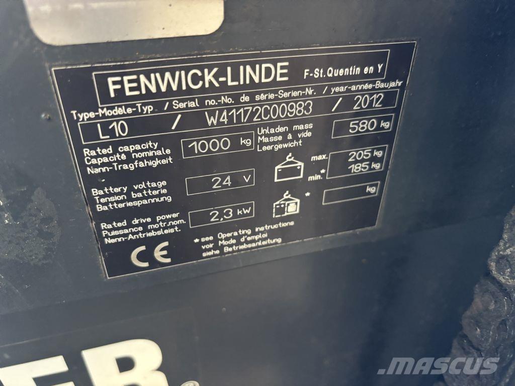 Linde L10 Gyalogkíséretű targonca