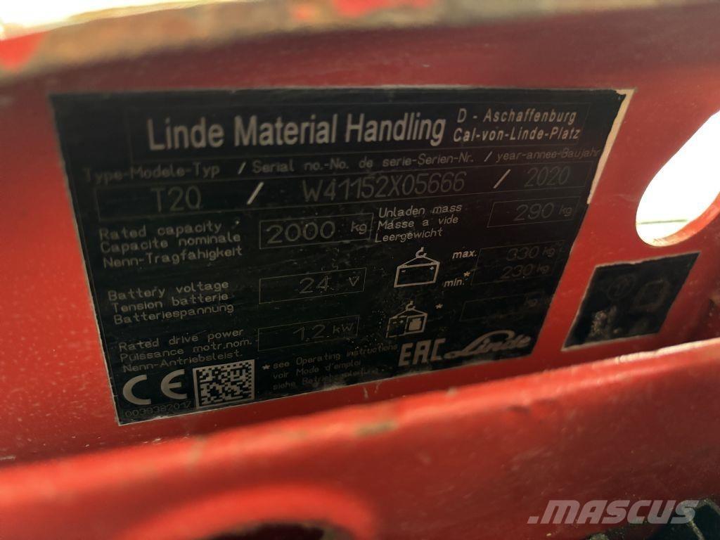Linde T20 Alacsony emelőkocsi