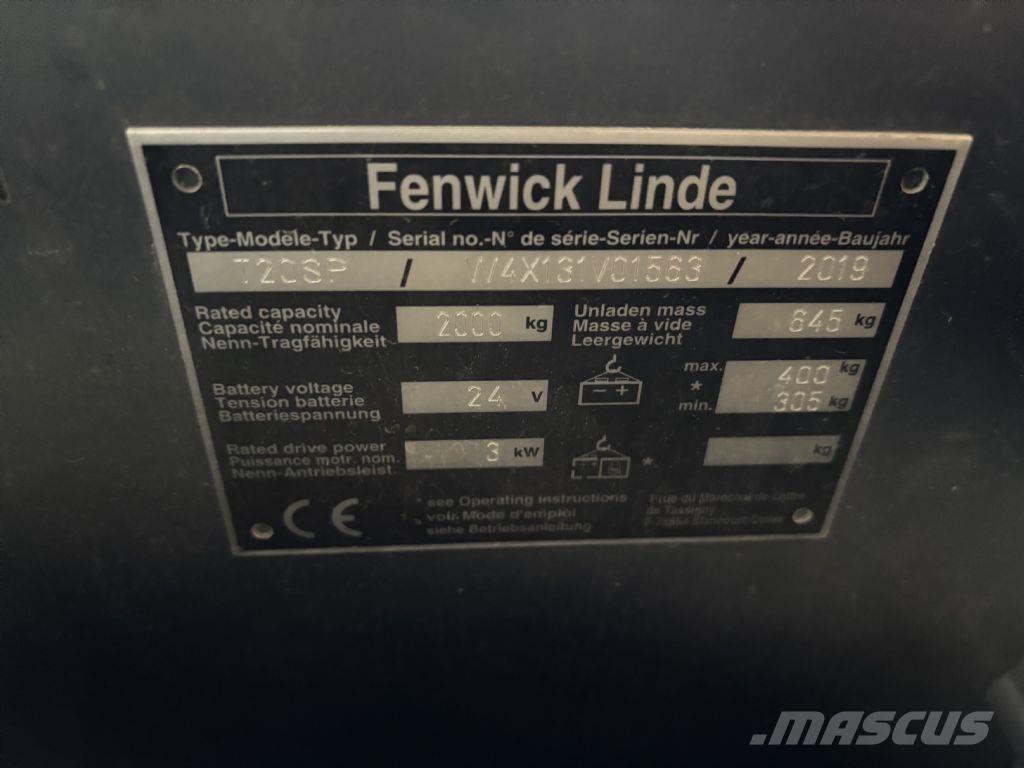 Linde T20 SP Elektromos gyalogkíséretű targoncák