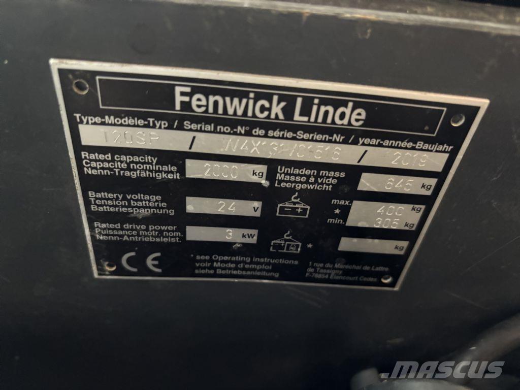 Linde T20 SP Elektromos gyalogkíséretű targoncák