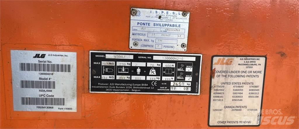 JLG  Karos emelők