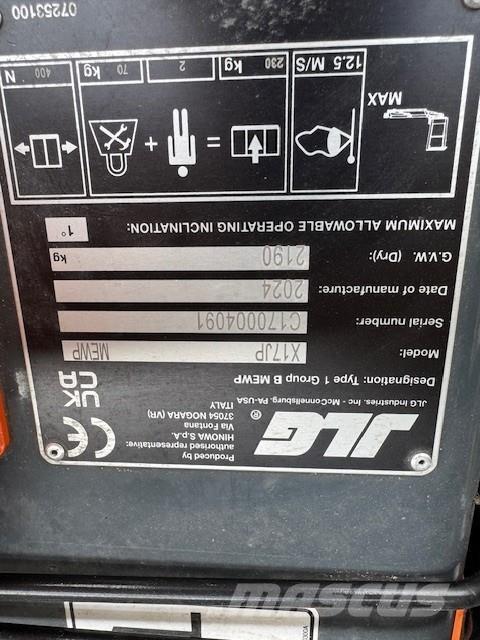 JLG X17JP Spider Kompakt önjáró emelők