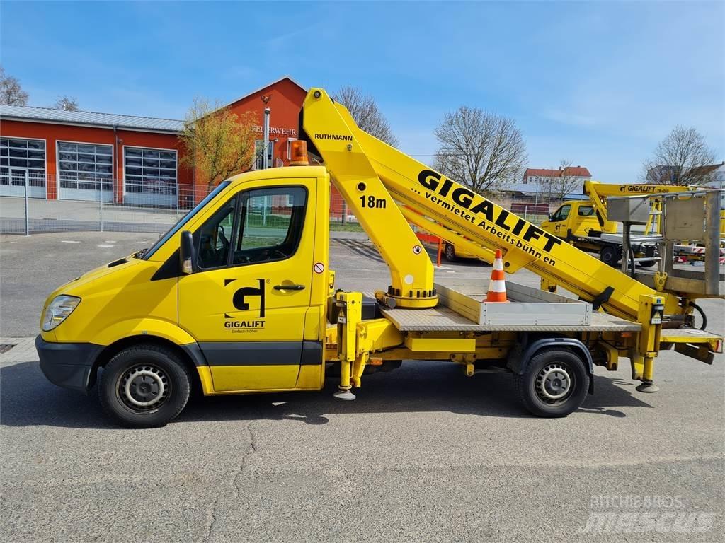 Ruthmann TL 180 Teherautóra szerelt emelők és állványok