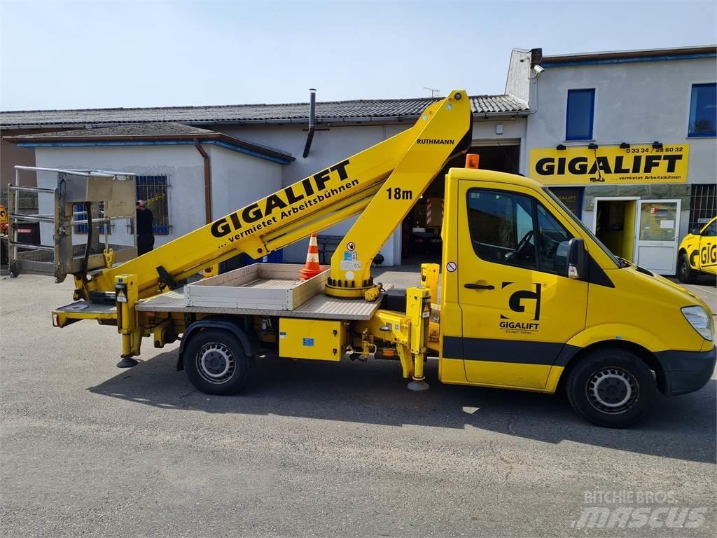 Ruthmann TL 180 Teherautóra szerelt emelők és állványok