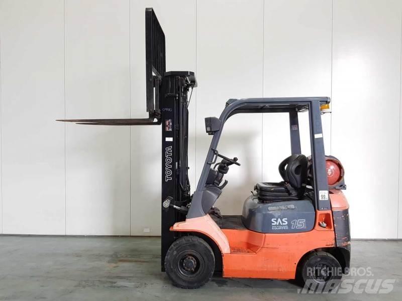 Toyota 42-7FGF15 Gázüzemű targoncák