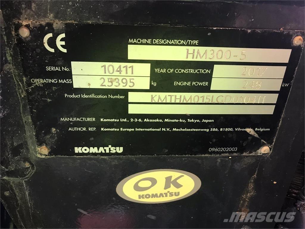 Komatsu HM300-5 Csuklósdömperek
