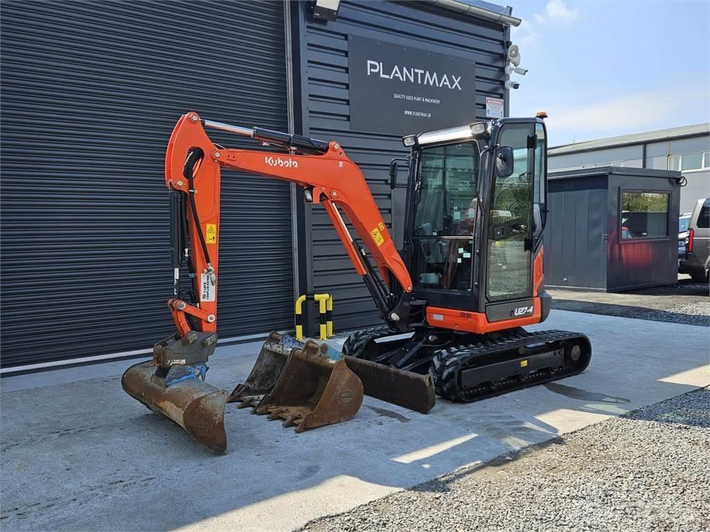 Kubota U27-4 Mini kotrók < 7t