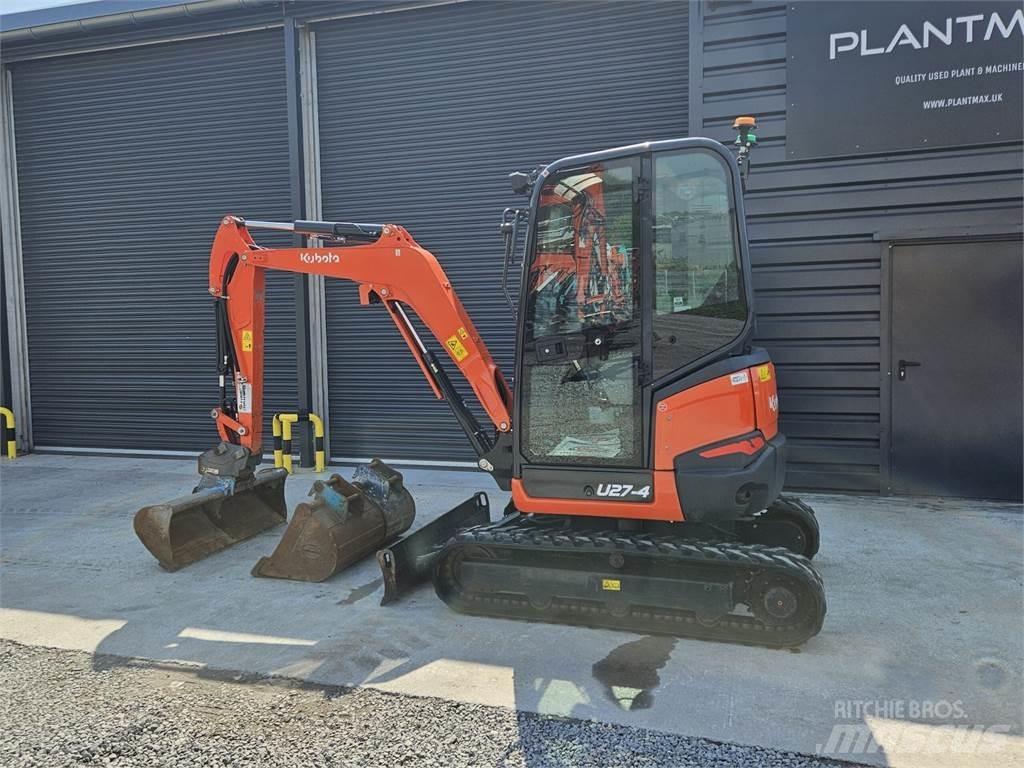 Kubota U27-4 Mini kotrók < 7t
