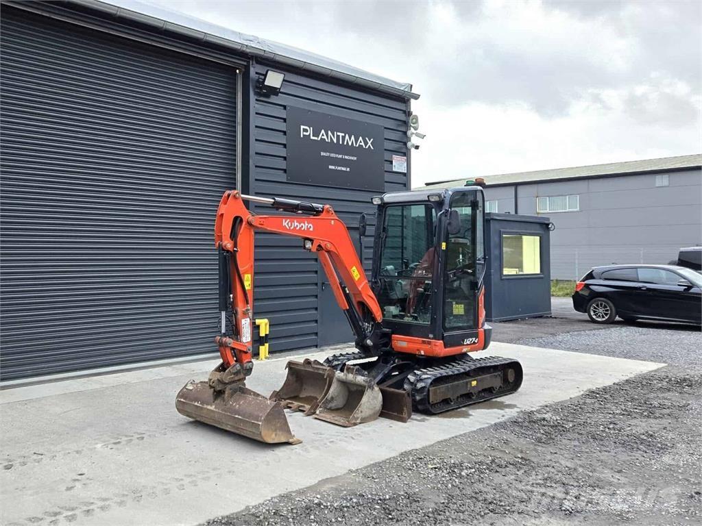 Kubota U27-4 Mini kotrók < 7t