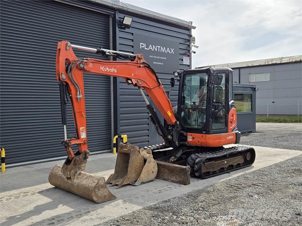 Kubota U55-4 Közepes (midi) kotrók 7 t - 12 t