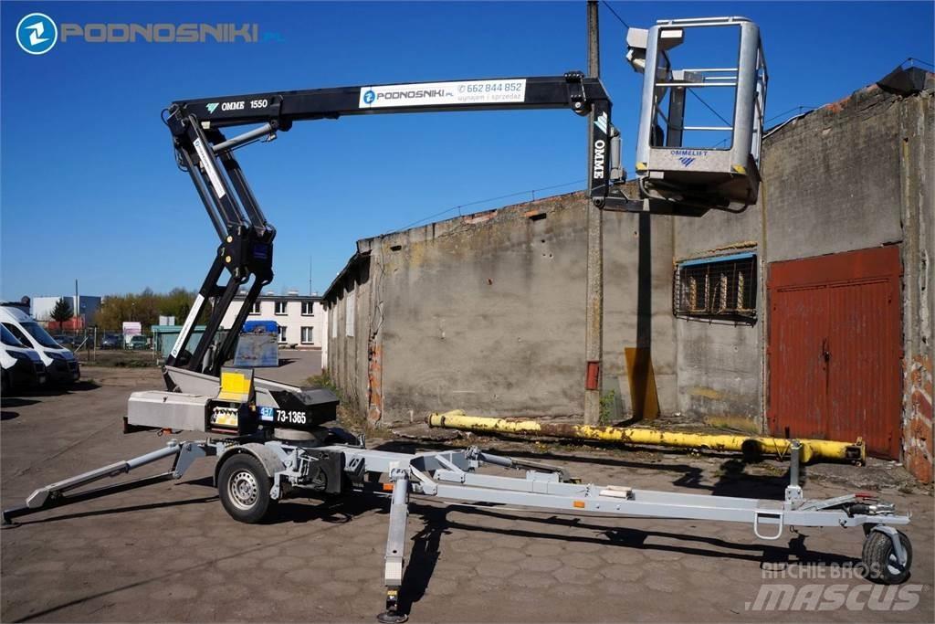 Omme 1550 EBZX Pótkocsira szerelt emelők és állványok