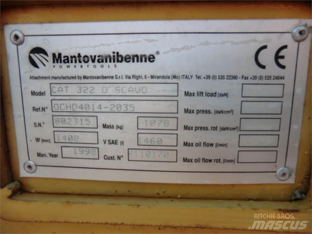 CAT 322D Építőipar - Egyebek