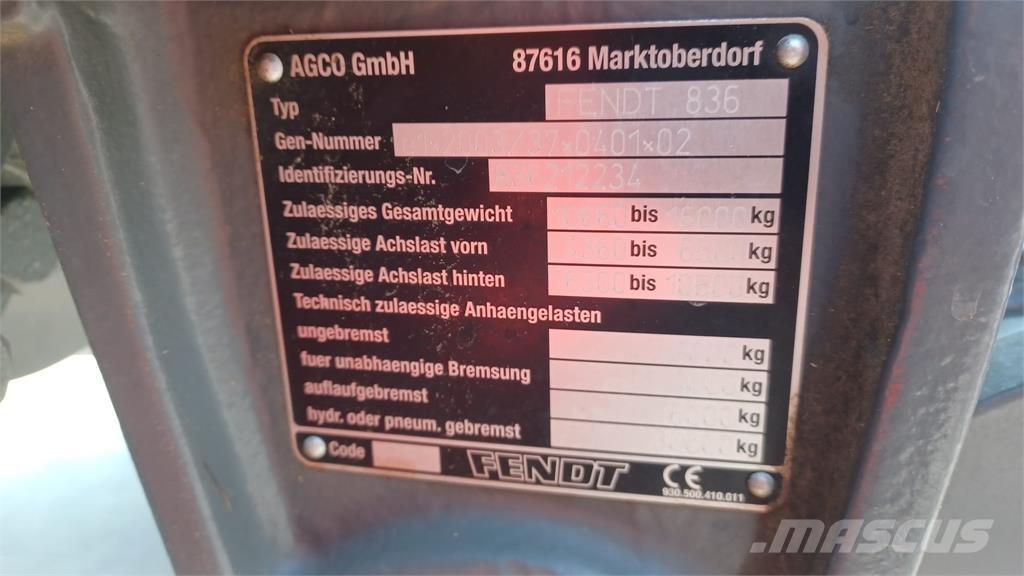 Fendt 828 SCR Traktorok