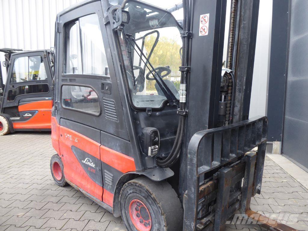 Linde E25-01 Elektromos targoncák