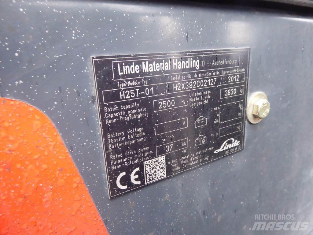 Linde H25T-01 Gázüzemű targoncák