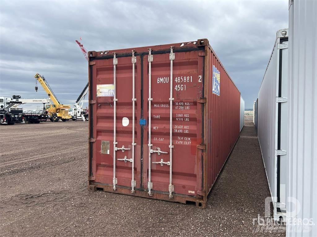  40 ft High Cube Speciális konténerek